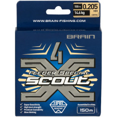 Шнур Brain Scout 4X 150m (camo) 0.205мм 14,6kg