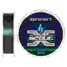 Шнур Brain Scout 4X 150m (deep green) 0.100mm 5.8kg