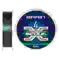 Шнур Brain Scout 4X 150m (deep green) 0.205mm 14.6kg