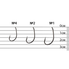 Гачок Brain Curve Shank #2 (10 шт/уп)