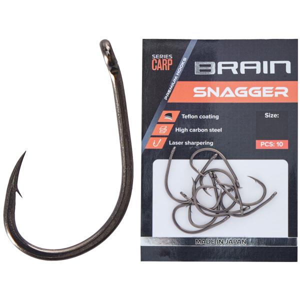 Крючок Brain Snagger 1, 8 шт/уп