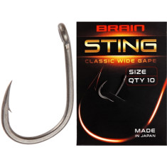 Brain Sting Classic Wide Gape Hook #1 (8 pcs/pack)