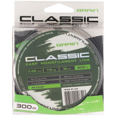 Волосінь Brain Classic Carp Line 3D (camo) 300m 0.28mm 18lb 7.9kg