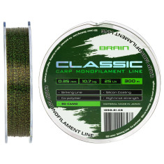 Волосінь Brain Classic Carp Line 3D (camo) 300m 0.35mm 25lb 10.7kg