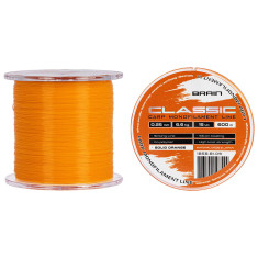 Волосінь Brain Classic Carp Line (solid orange) 600m 0.25mm 15lb 6.6kg