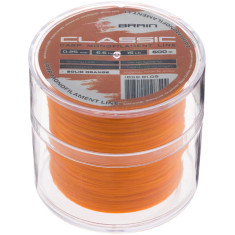 Волосінь Brain Classic Carp Line (solid orange) 600m 0.25mm 15lb 6.6kg