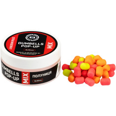 Бойлы Brain Dumbells Mix Strawberry (клубника) 6х10mm 34g Бойлы Brain Dumbells Mix Strawberry (клубника) 6х10mm 34g