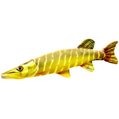 Подушка 3KBaits Щука NEW 45х14см