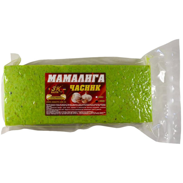 Мамалыга 3KBaits Usturoi (чеснок) 1kg