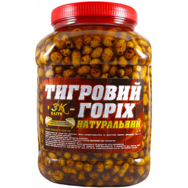 Зерновая смесь 3KBaits Тигровый орех (натуральный) банка 3л