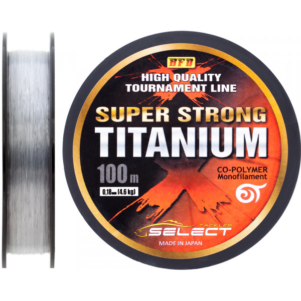 Волосінь Select Titanium 100m 0.18mm 4.6kg (Steel)