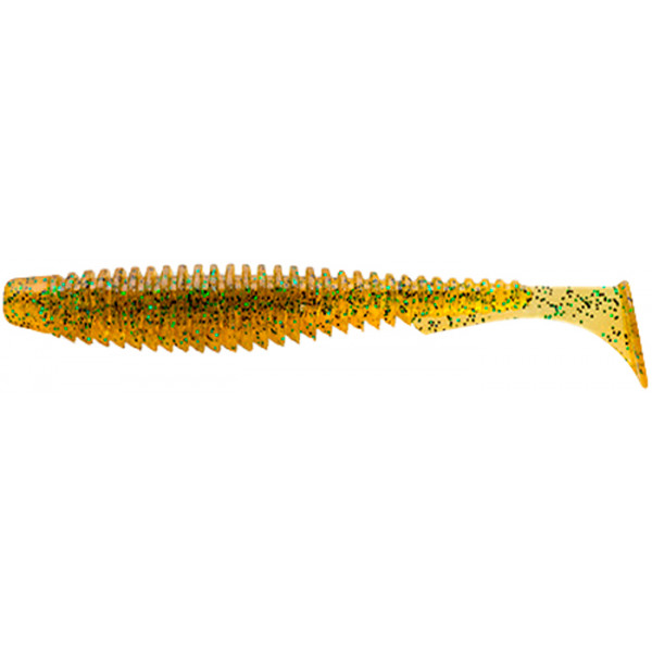 Силикон FishUP U-Shad 2" #036 - Caramel/Green & Black (10шт/уп)