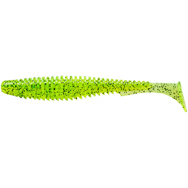 Силикон FishUP U-Shad 2" #055 - Chartreuse/Black (10шт/уп)