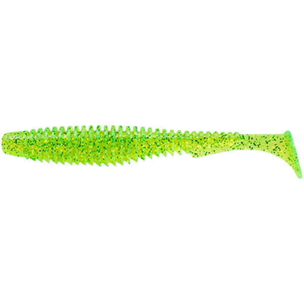 Силикон FishUP U-Shad 2.5" #026 - Flo Chartreuse/Green (9шт/уп)