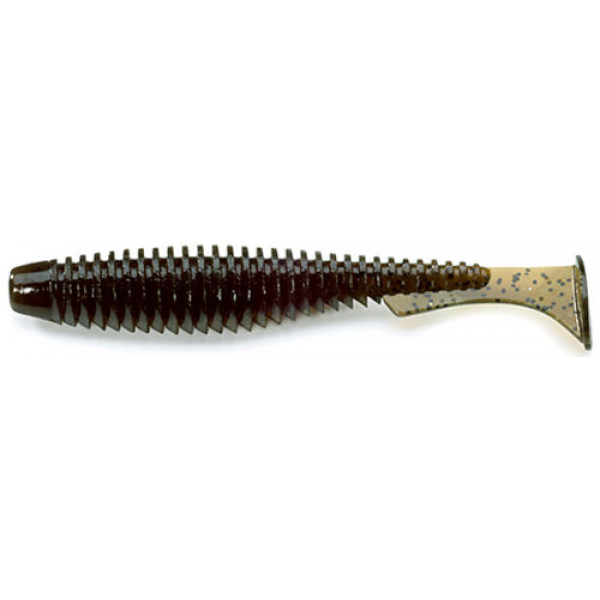 Силикон FishUP U-Shad 2.5" #043 - Watermelon Brown/Black (9шт/уп)