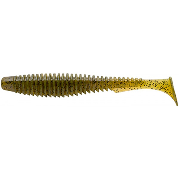 Силикон FishUP U-Shad 2.5" #074 - Green Pumpkin Seed (9шт/уп)