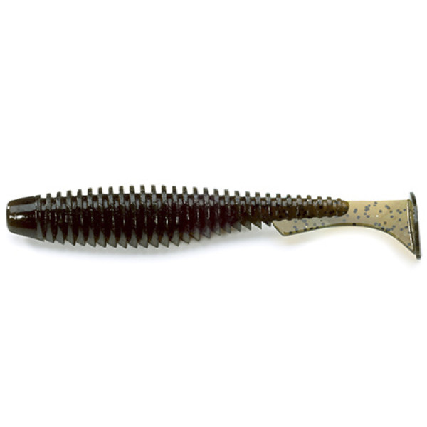 Силикон FishUP U-Shad 4" #043 - Watermelon Brown/Black (8шт/уп)