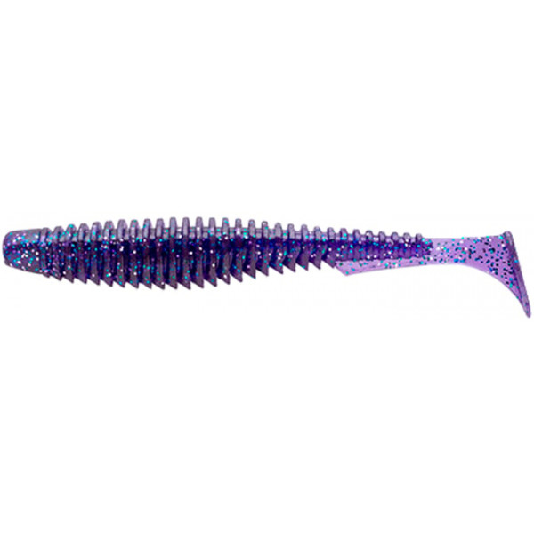 Силикон FishUP U-Shad 2" #060 - Dark Violet/Peacock & Silver (10шт/уп)