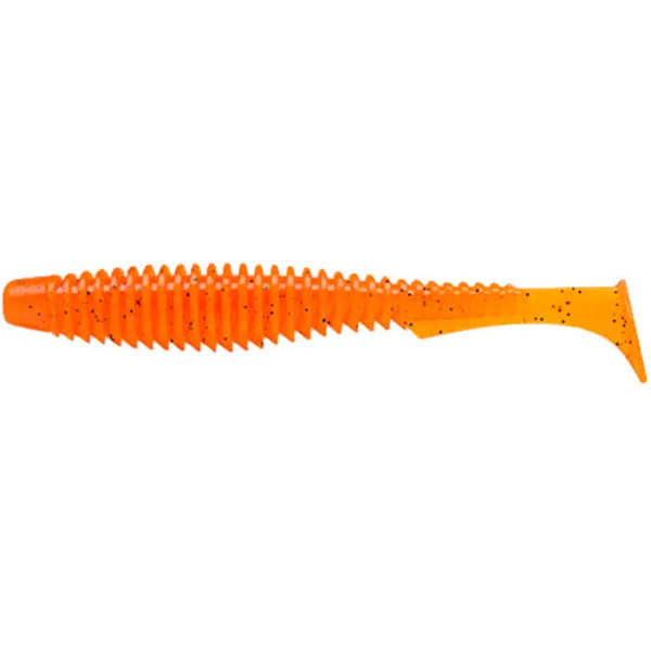 Силикон FishUP U-Shad 2.5" #049 - Orange Pumpkin/Black (9шт/уп)