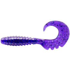 Силикон FishUP Fancy Grub 2.5" #060 - Dark Violet/Peacock & Silver (10шт/уп) Силикон FishUP Fancy Grub 2.5" #060 - Dark Violet/Peacock & Silver (10шт/уп)