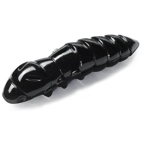 Силикон FishUP Pupa 0.9" cheese taste #101 - Black (12шт/уп)