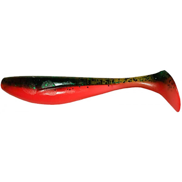 Силикон FishUP Wizzle Shad 3" #205 - Watermelon/Flo Orange