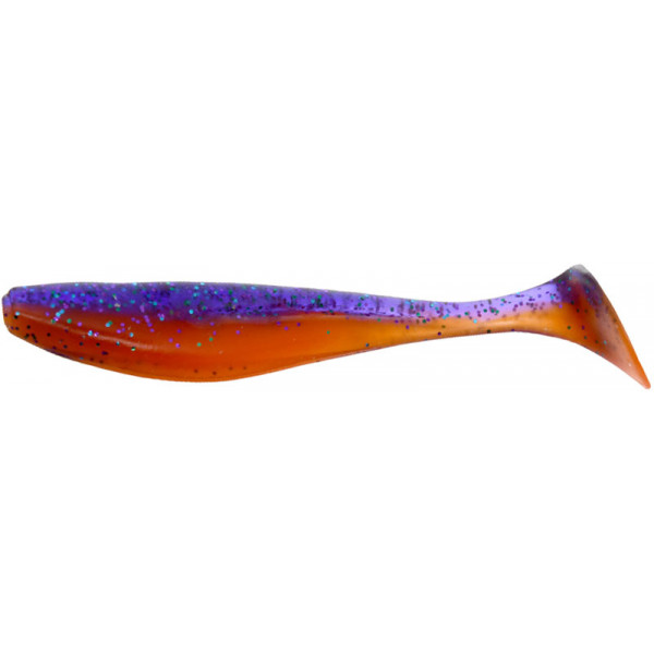 Силикон FishUP Wizzle Shad 3" #207 - Dark Violet/Orange (8шт/уп)