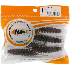 Силикон FishUP Tanta 3" #019 - Motor Oil/Red (6 шт/уп)