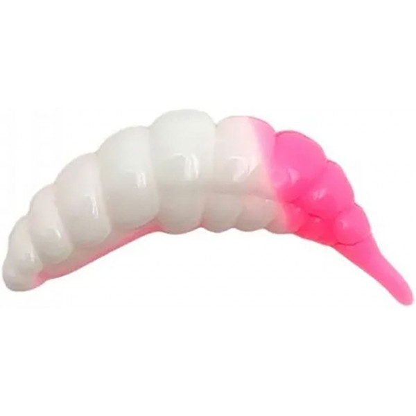 Силикон FishUP Ozi 1.2" cheese taste #132 - White/Bubble Gum (10шт/уп)