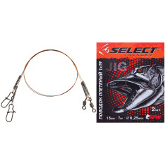 Повідець Select плетений 1х19 25cm 7kg (2шт/уп)