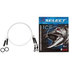 Повідець Select для жерлиці флюорокарбон 25cm 12kg (2 шт/уп)