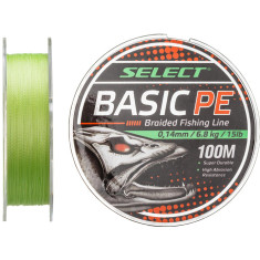 Шнур Select Basic PE 150m  light green 0.18mm 22LB/9.9kg Шнур Select Basic PE 150m  light green 0.18mm 22LB/9.9kg