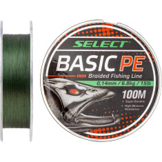 Шнур Select Basic PE Green 150m 0.16mm 18lb/8.3kg