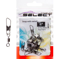 Вертлюжок с застежкой Select SF0028 size 6, 10 шт.