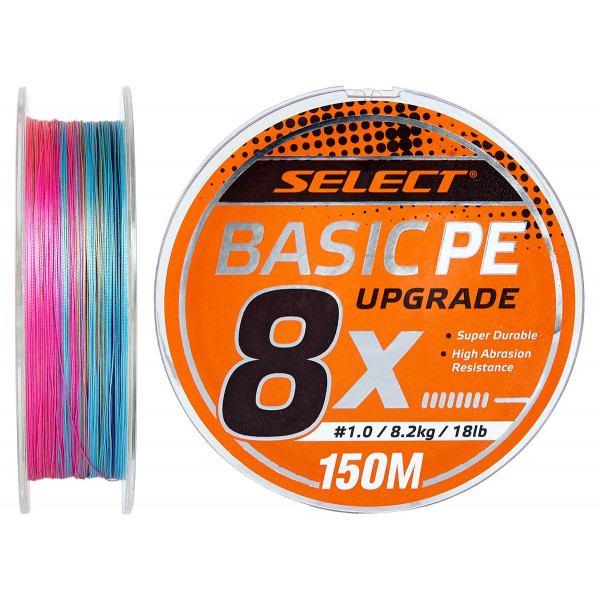 Шнур Select Basic PE 8x 150m (мульти.) #0.6/0.10mm 12lb/5.5kg