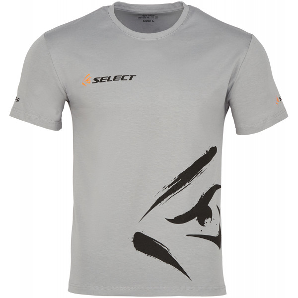 Футболка Select Fish Logo M к:gray