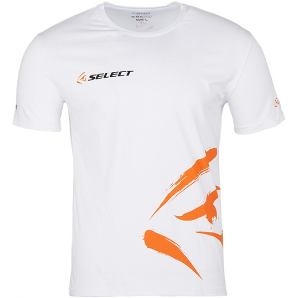 Футболка Select Fish Logo L к:white