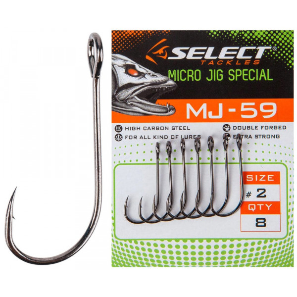 Крючок Select MJ-59 Micro jig special 10, 10 шт/уп