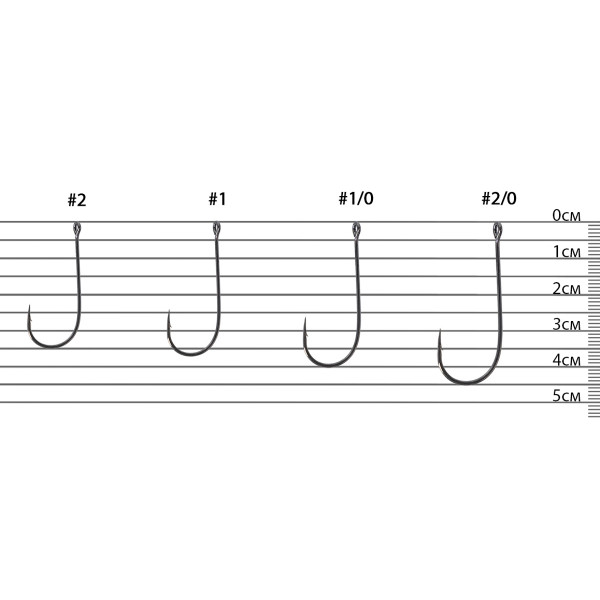Крючок Select JH-30 2/0, 4 шт/уп