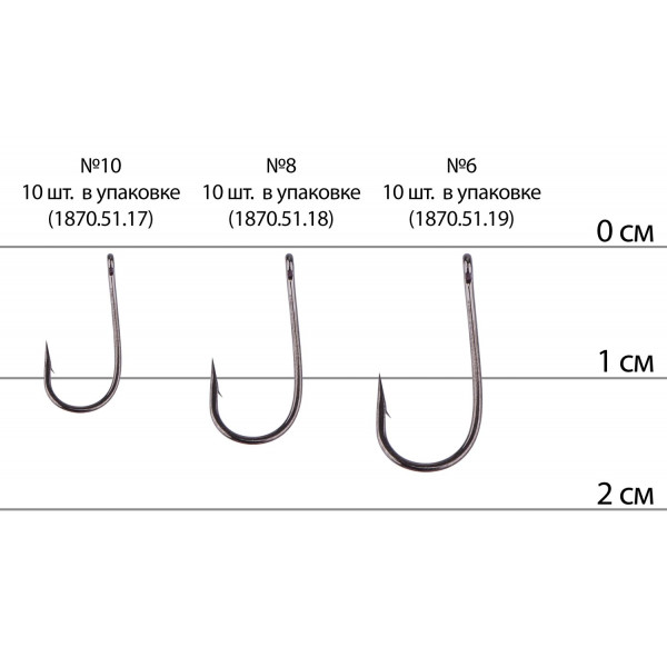 Крючок Select Classic 6,10 шт/уп