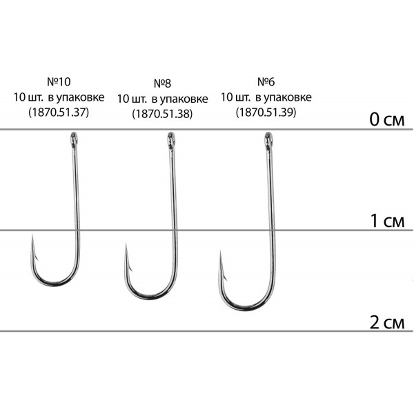 Крючок Select Long 6,10 шт/уп