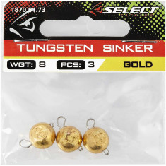 Груз-головка Select вольфрамовая 2.5g ц:золото