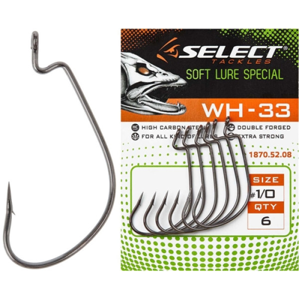 Крючок Select WH-33 #4/0 (4 шт/уп)