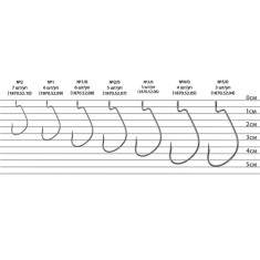 Hook Select WH-33 #2/0 (5 pcs/pack)
