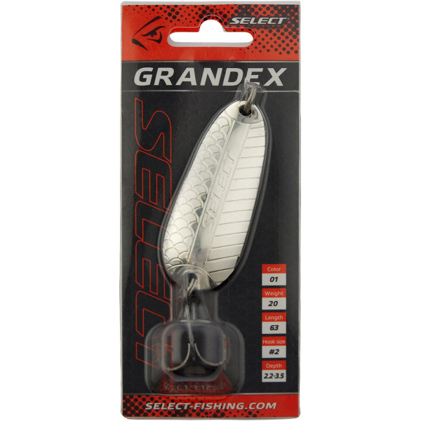 Блешня Select Grandex 20.0g 63mm #01