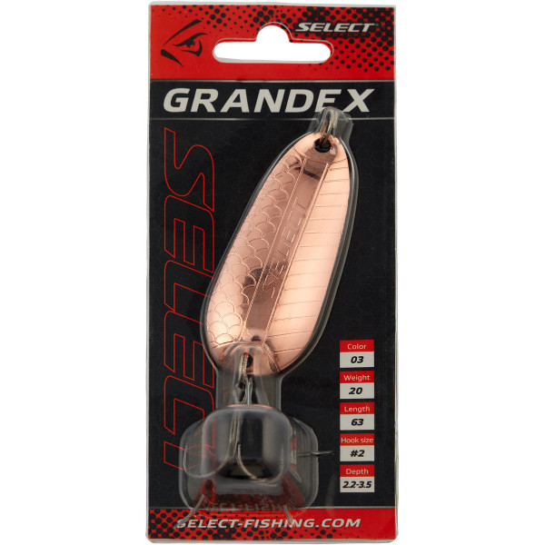 Блешня Select Grandex 20.0g 63mm #03