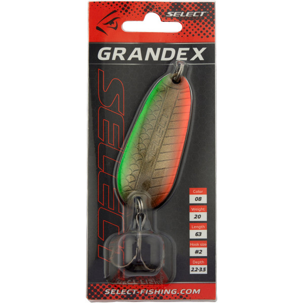 Блешня Select Grandex 20.0g 63mm #08