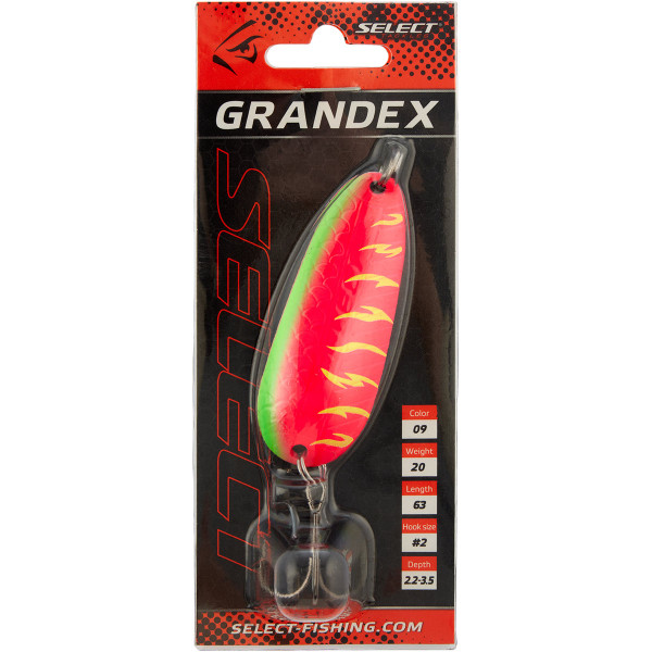 Блешня Select Grandex 20.0g 63mm #09