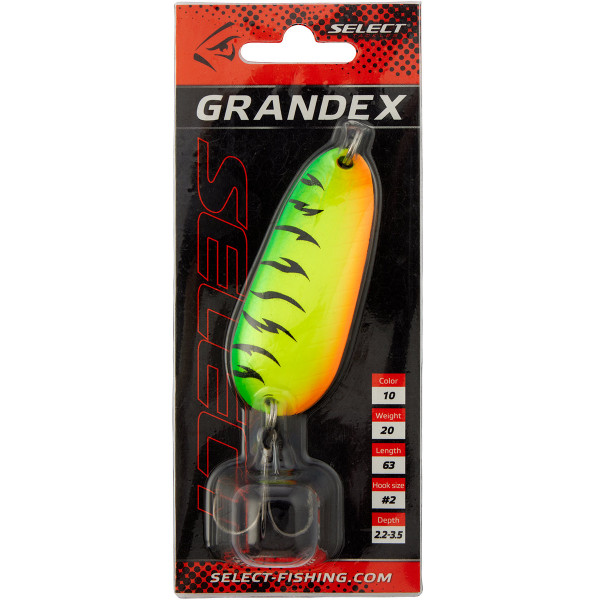 Блешня Select Grandex 20.0g 63mm #10