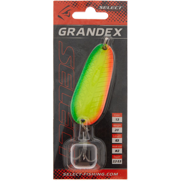 Блесна Select Grandex 20.0g 63mm #13